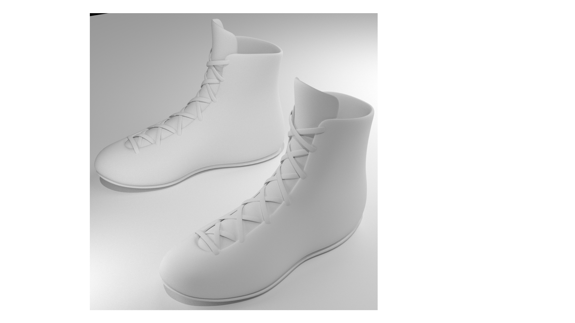 Boxing boots 3D model TurboSquid 1382387