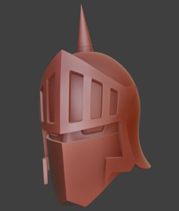 3D model helmet robin mask