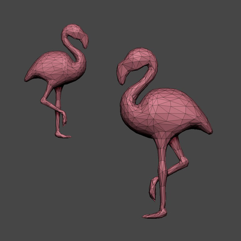 Flamingo 3D - TurboSquid 1382613