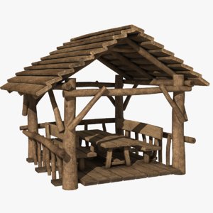 3D model summer house