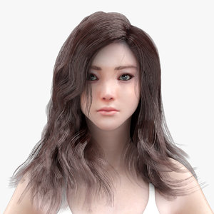 3D woman characters model