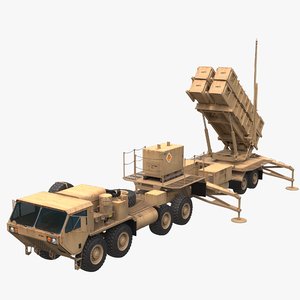 3D patriot mim-104 missile model