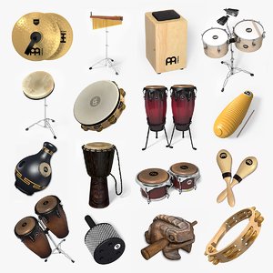 ultimate percussion set 3D