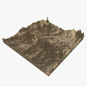 terrain 3D model