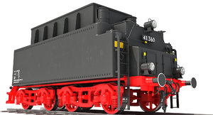 coal tender 3D model