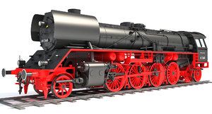 steam locomotive 3D model