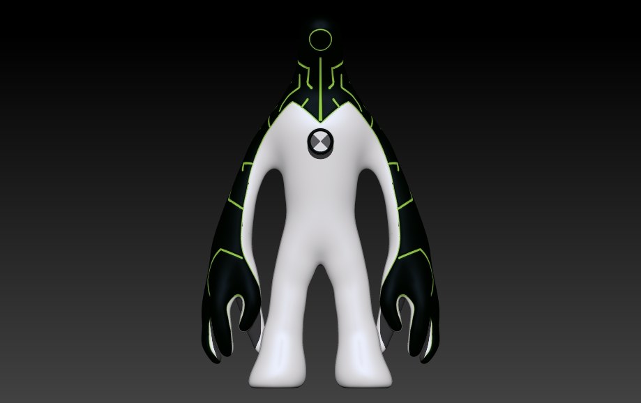 Ben ultra t alien 3D model TurboSquid 1383130