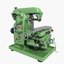 industrial equipment lathe 3D model
