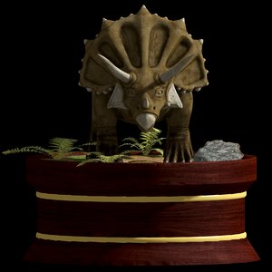 triceratops 3D model