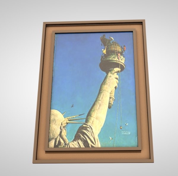 Download Picture Frame Painting 3d Model Turbosquid 1383203