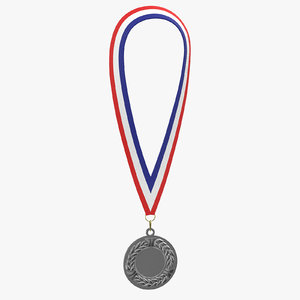 olympic style medal 01 3D model