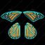 monarch butterfly animation flying model