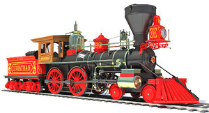 3D leviathan steam locomotive