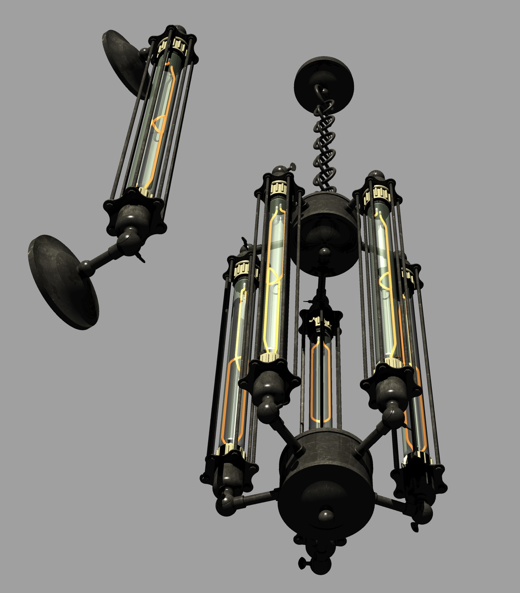 Steampunk Edison Inspirierte Lampe