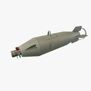 3D model bomb p-50t