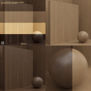 wood material maple (seamless, square)