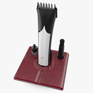 cordless rechargeable clipper trimmer 3D model