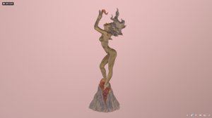 statue goddess 3D model