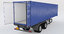3D 40ft trailer container model