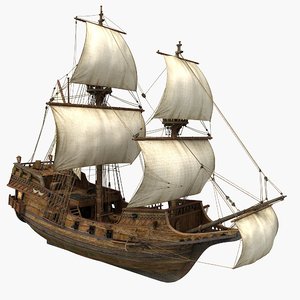 sailboat 2 3D model