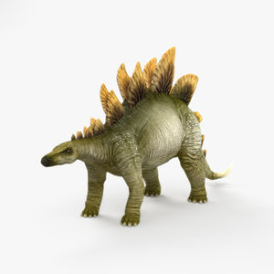 stegosaurus dinosaurs animal 3D model