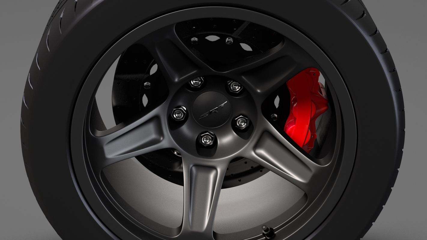 Roue Arrière 1/18 Pour Dodge Viper RT10 – Bburago – Occasion Bon état