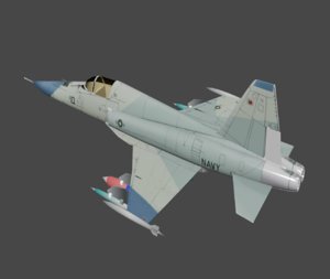 northrop fighter f-5e 3D