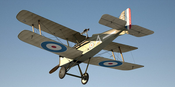 Raf Se5a Edward Mannock 3d Modell Turbosquid 1384361