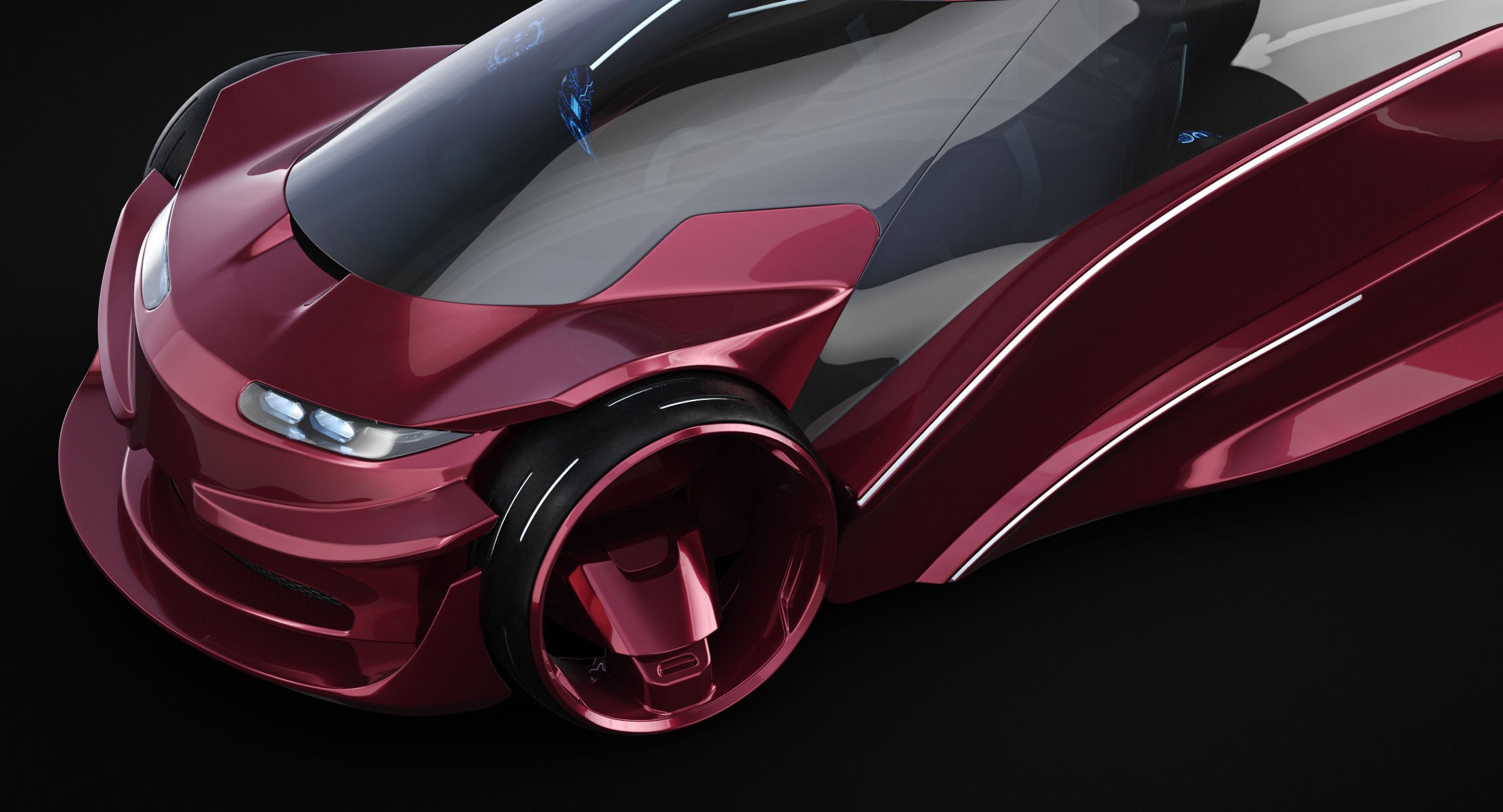 未来汽车63d模型