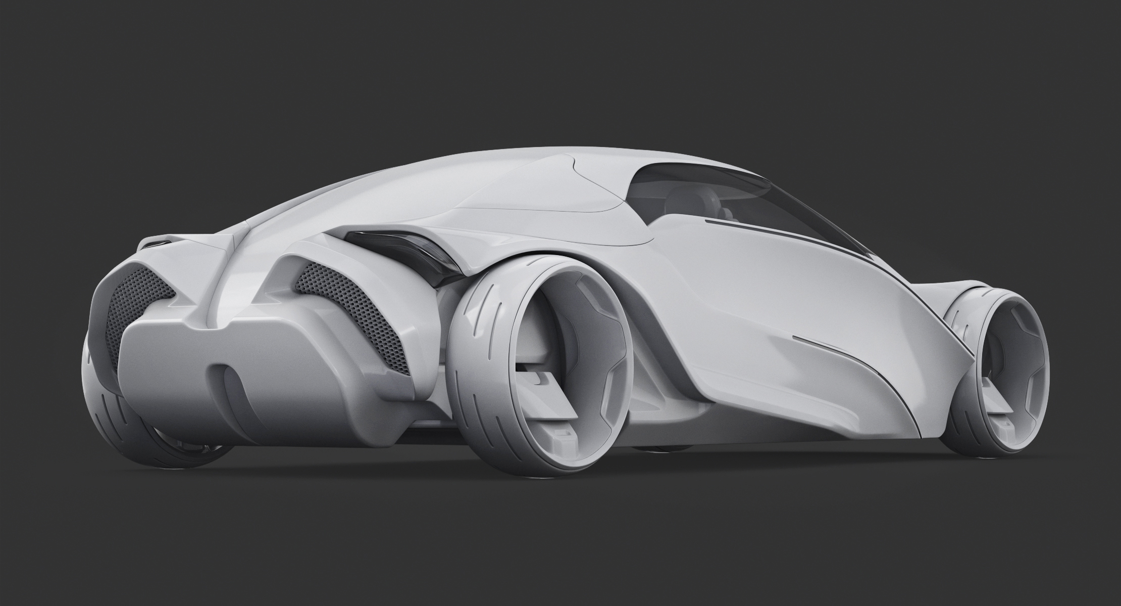 未来汽车63d模型