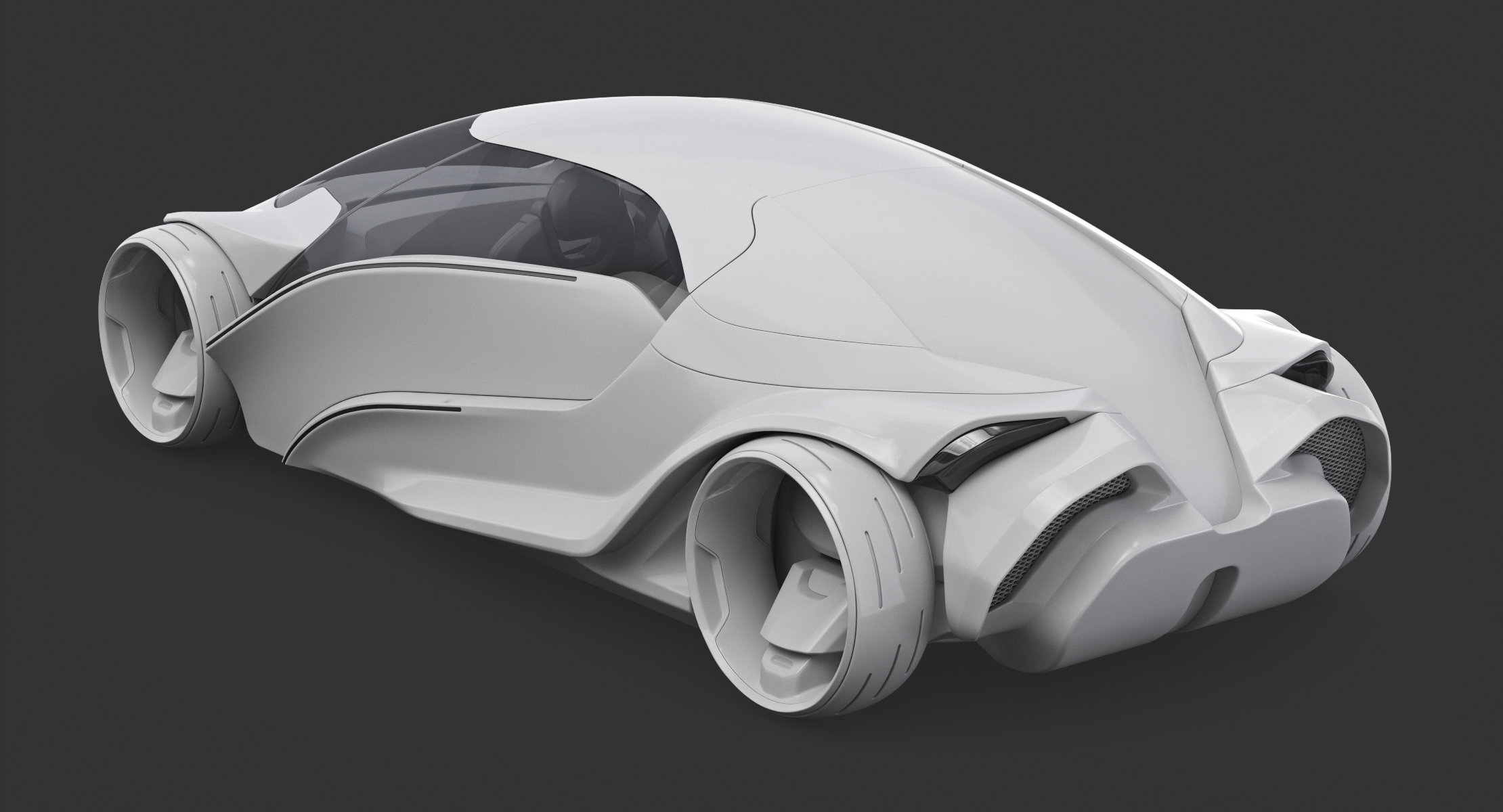 未来汽车63d模型