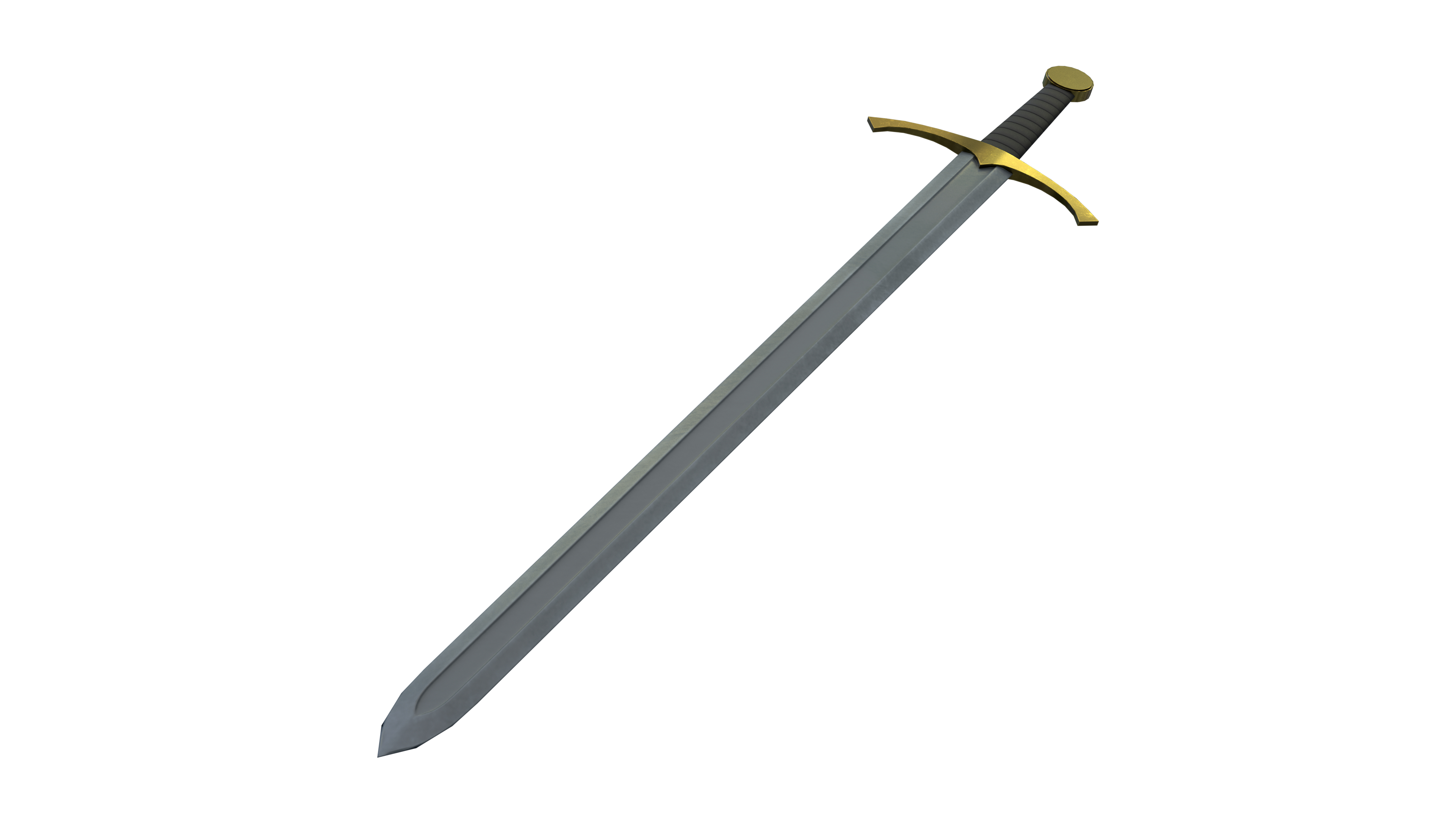 中世纪的剑3d模型