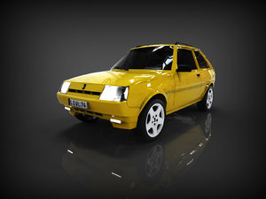 3D model car zaz-tavriya