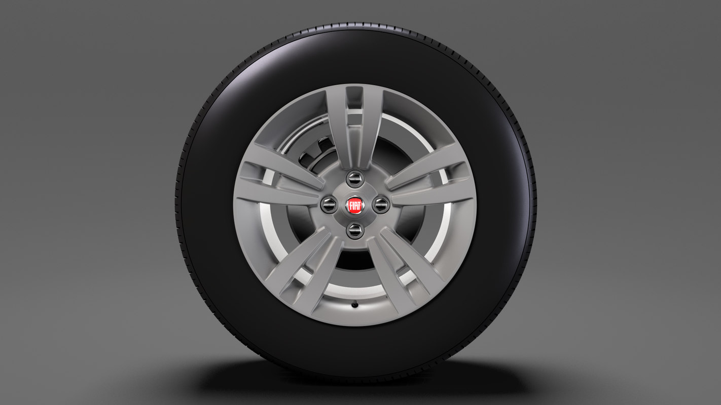 Fiat qubo wheel 2017 3D model - TurboSquid 1384658