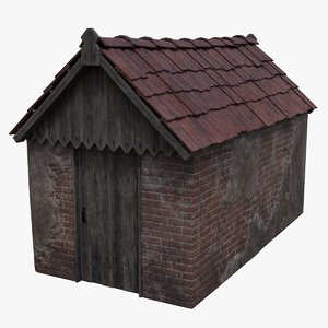 3D brick shed