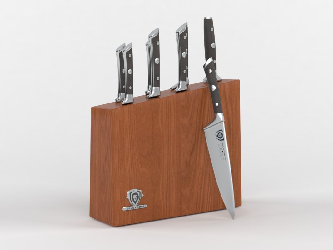 dalstrong knife set block