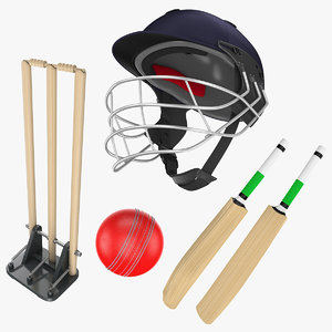 cricket helmet ball 3D model