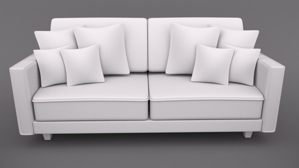 sofa set 3D model