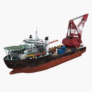 3D crane ship 1