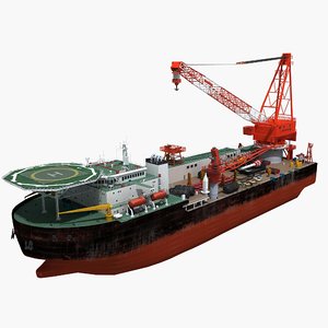 3D ship crane