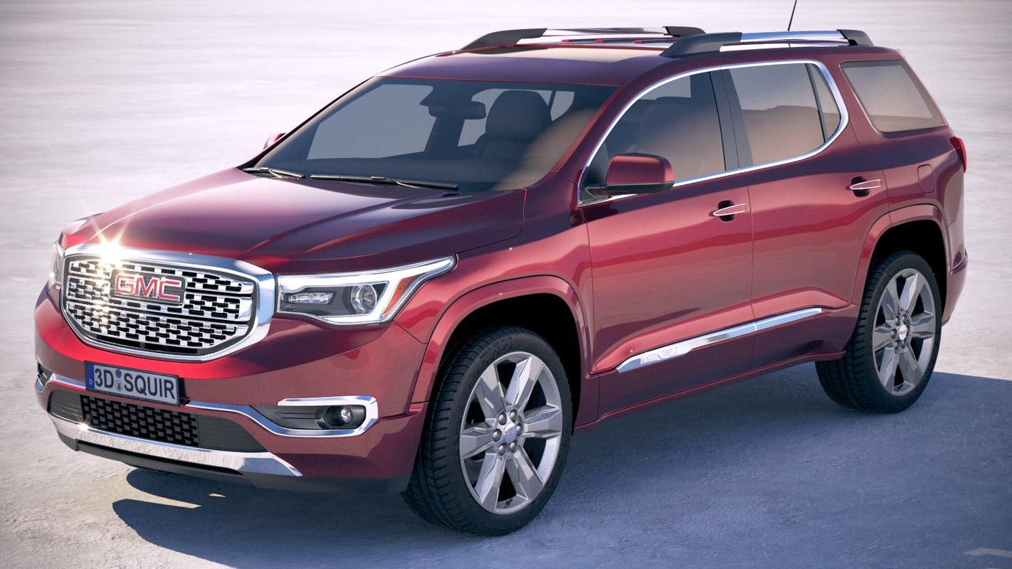 Gmc acadia 2017 3D model TurboSquid 1374758