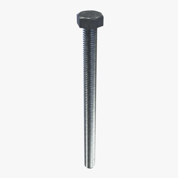 Hex bolt m6x30 3D model - TurboSquid 1393280