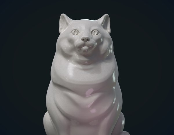 印刷可能な猫3dモデル Turbosquid