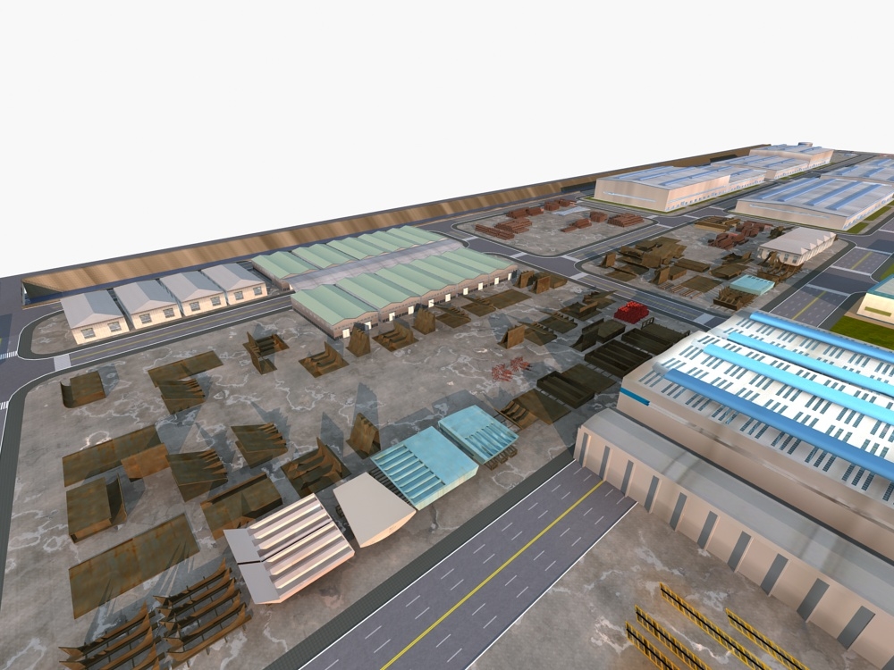 Ship shipyard 3D model - TurboSquid 1385639