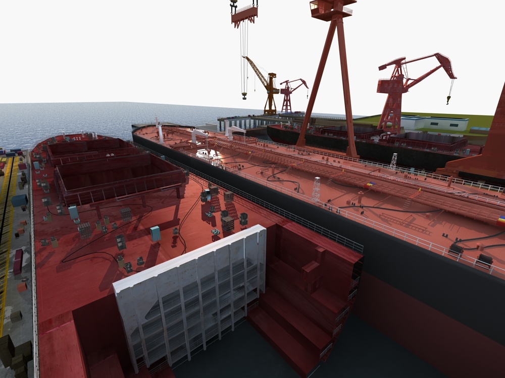 Ship shipyard 3D model - TurboSquid 1385639