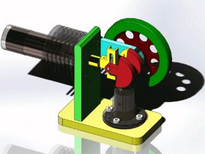3D stirling engine model