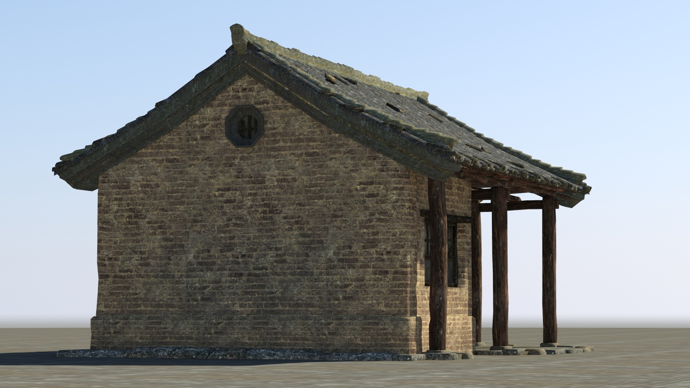 3D mud-brick houses ancient - TurboSquid 1385845