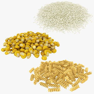 3D carbohydrates corn seeds