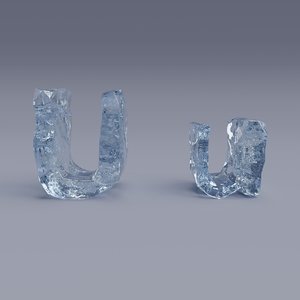 letter u 3D