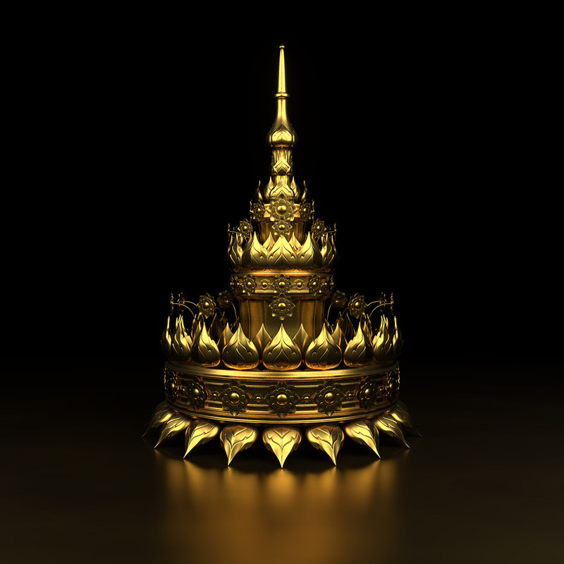 3D gold crown - TurboSquid 1386038